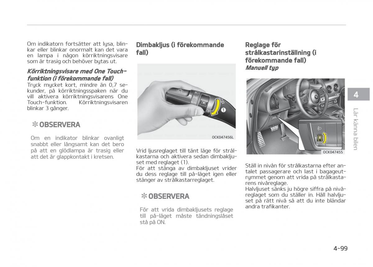 KIA Stinger instruktionsbok / page 189