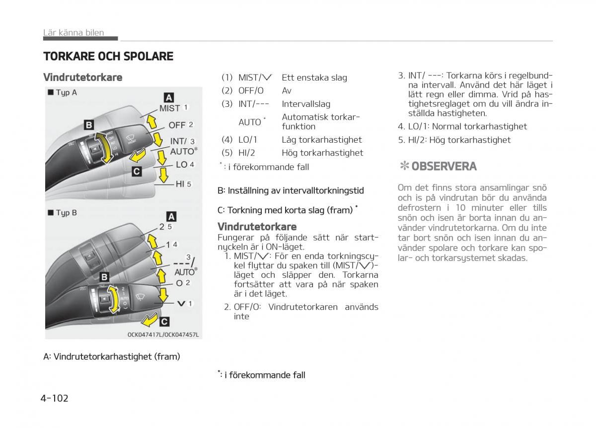 KIA Stinger instruktionsbok / page 192