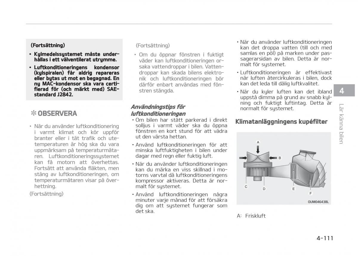 KIA Stinger instruktionsbok / page 201