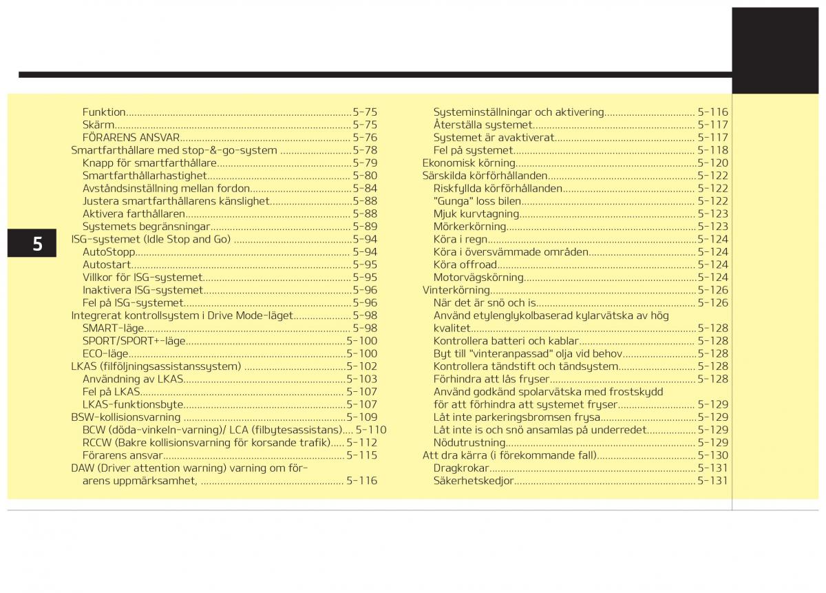 KIA Stinger instruktionsbok / page 234