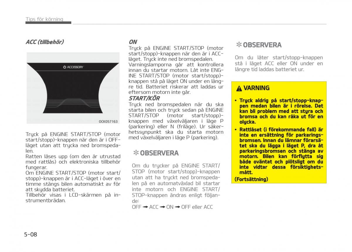 KIA Stinger instruktionsbok / page 240