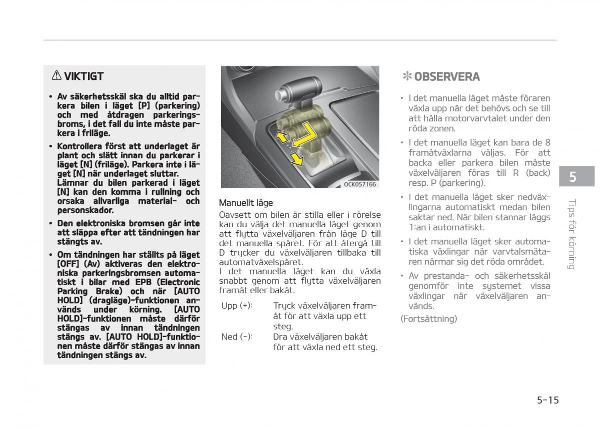 KIA Stinger instruktionsbok / page 247