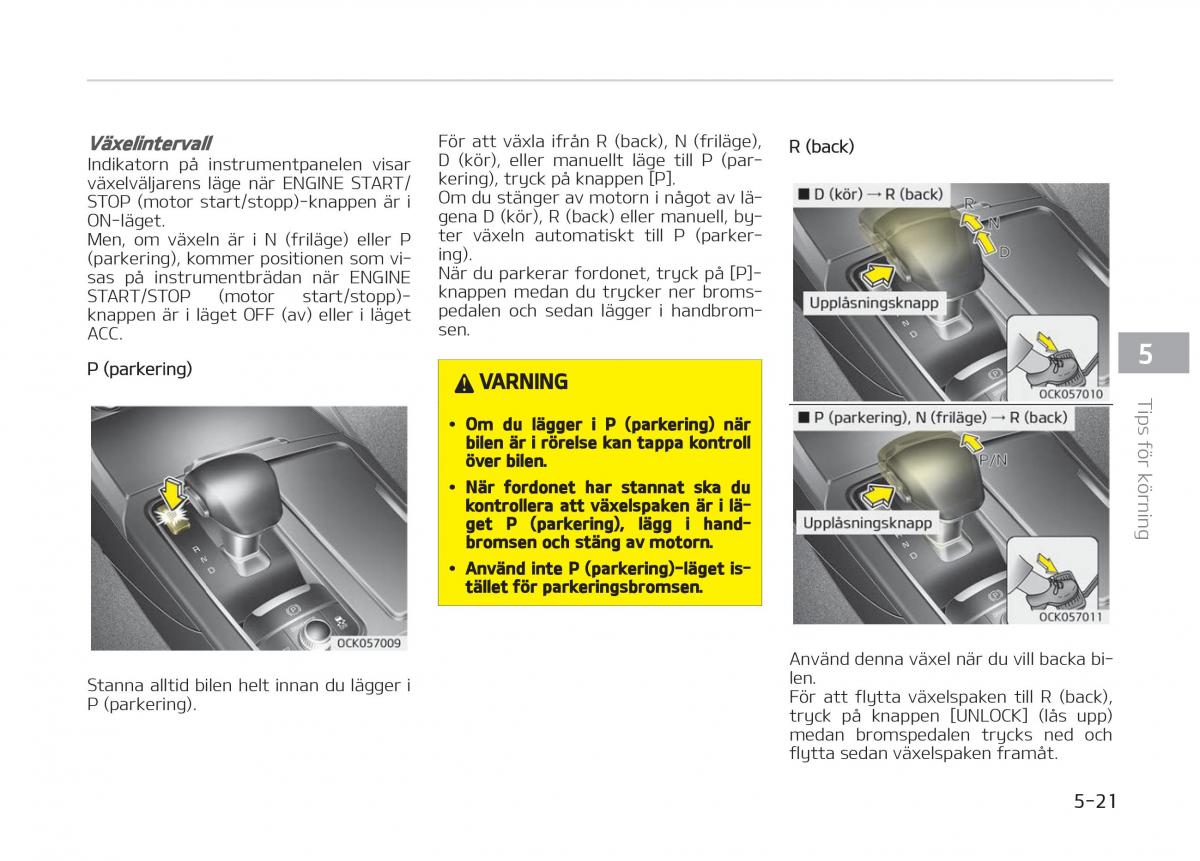 KIA Stinger instruktionsbok / page 253