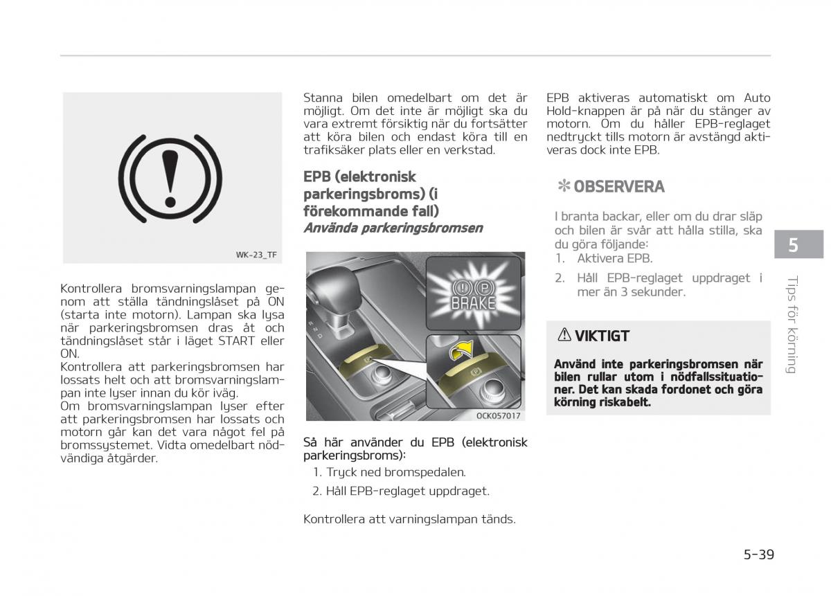 KIA Stinger instruktionsbok / page 271