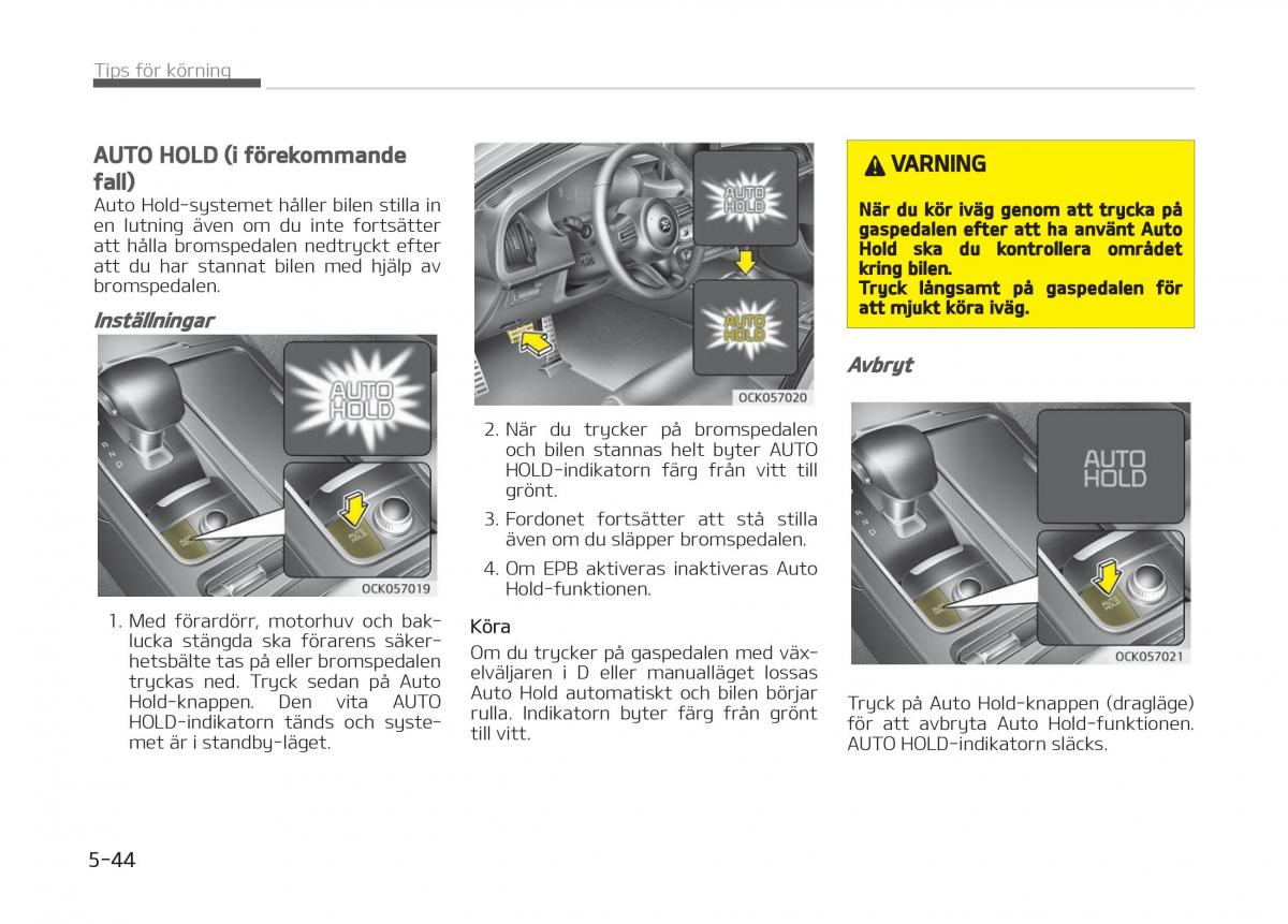 KIA Stinger instruktionsbok / page 276