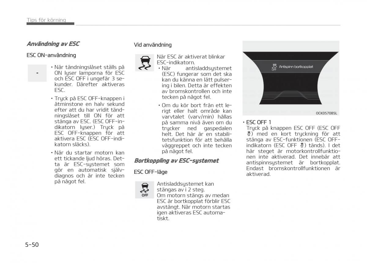 KIA Stinger instruktionsbok / page 282