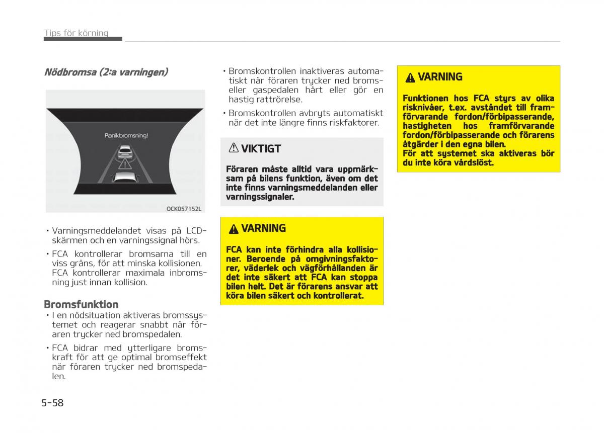 KIA Stinger instruktionsbok / page 290