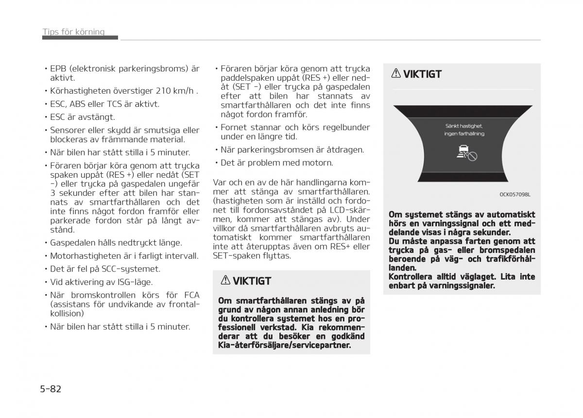 KIA Stinger instruktionsbok / page 314