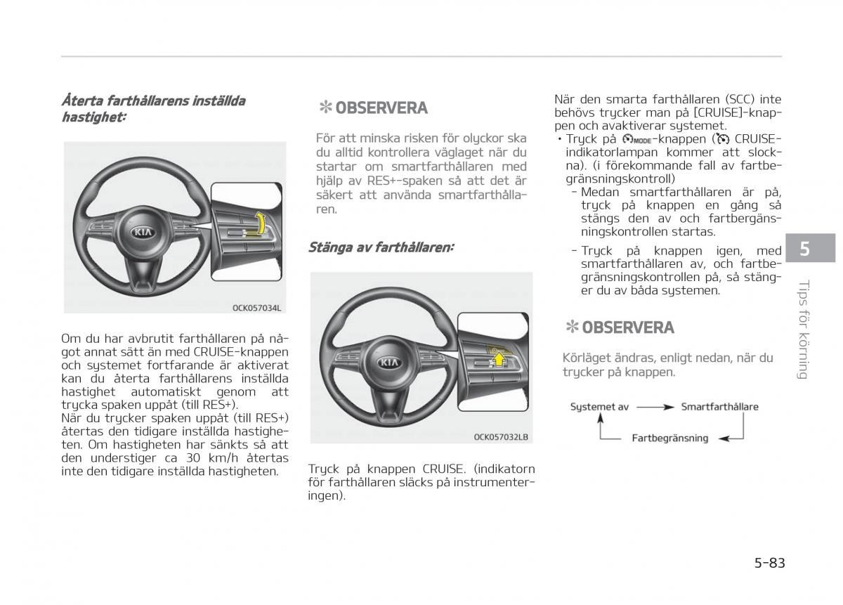 KIA Stinger instruktionsbok / page 315