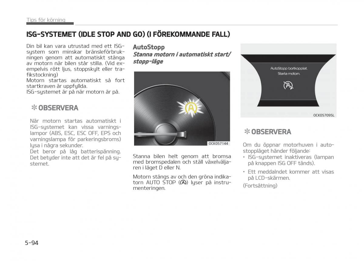 KIA Stinger instruktionsbok / page 326