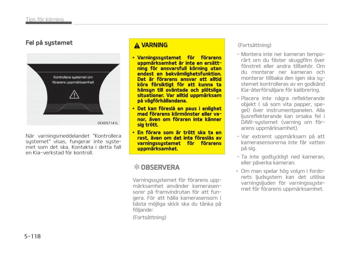 KIA Stinger instruktionsbok / page 350