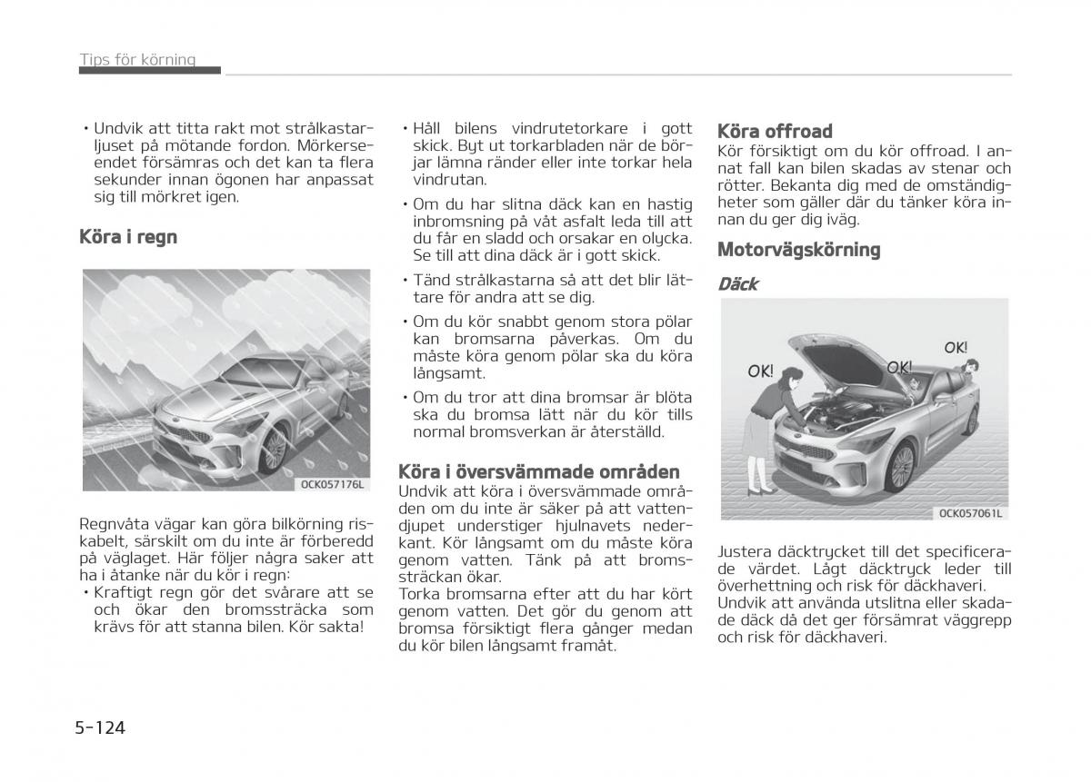 KIA Stinger instruktionsbok / page 356