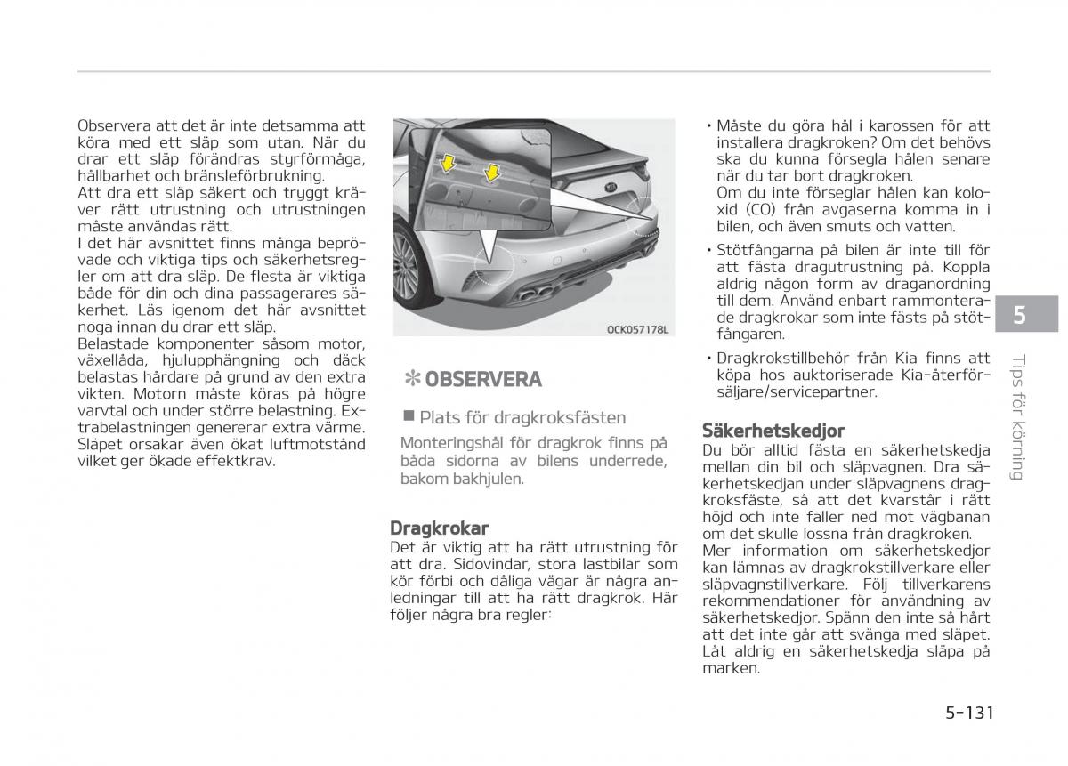 KIA Stinger instruktionsbok / page 363