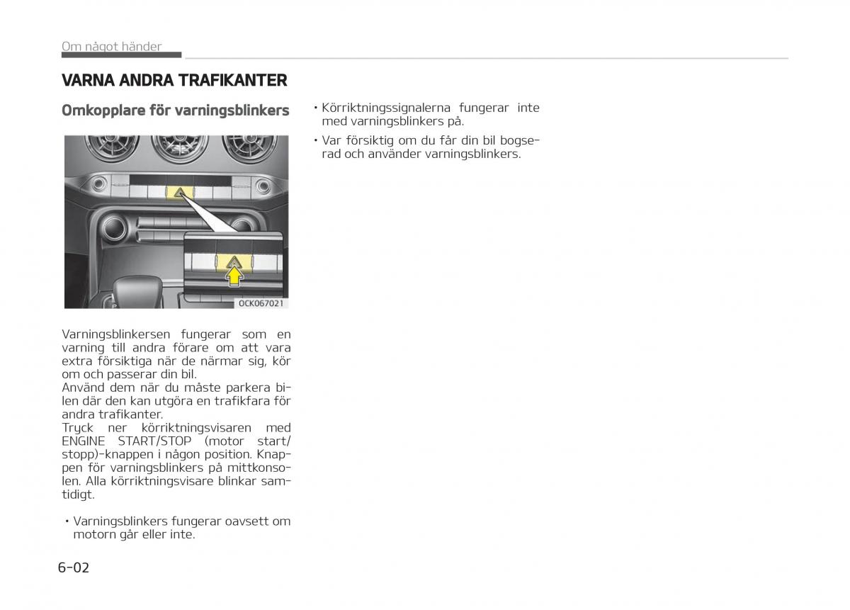 KIA Stinger instruktionsbok / page 372