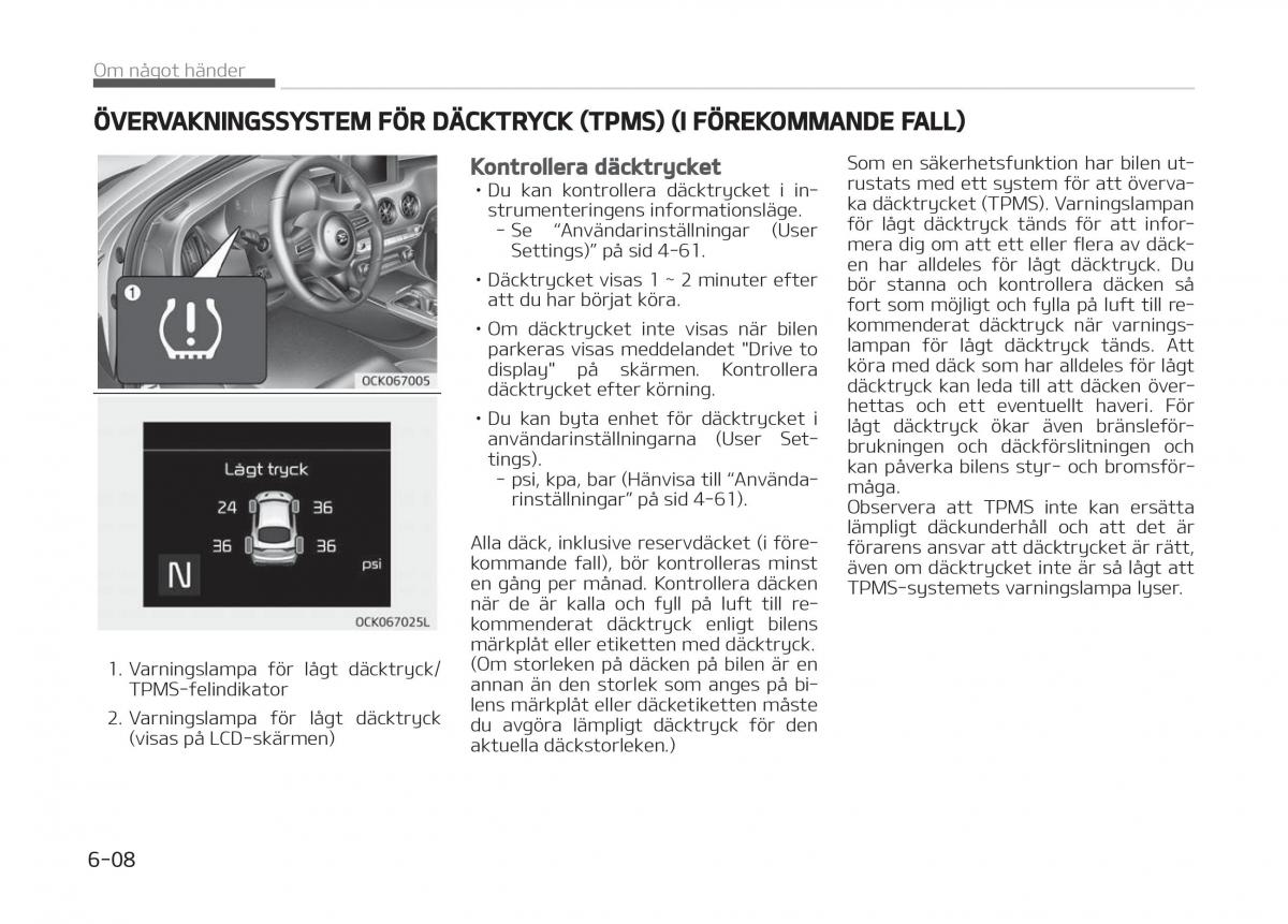 KIA Stinger instruktionsbok / page 378