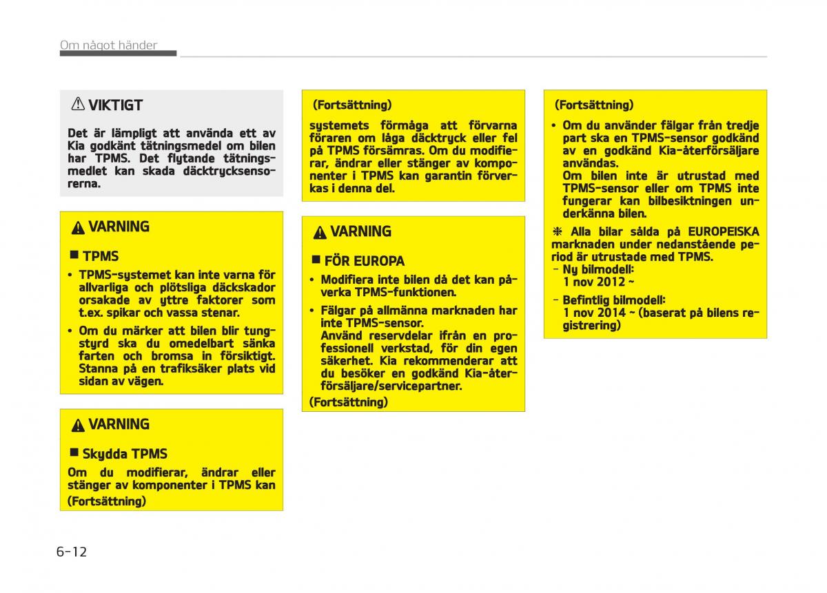 KIA Stinger instruktionsbok / page 382