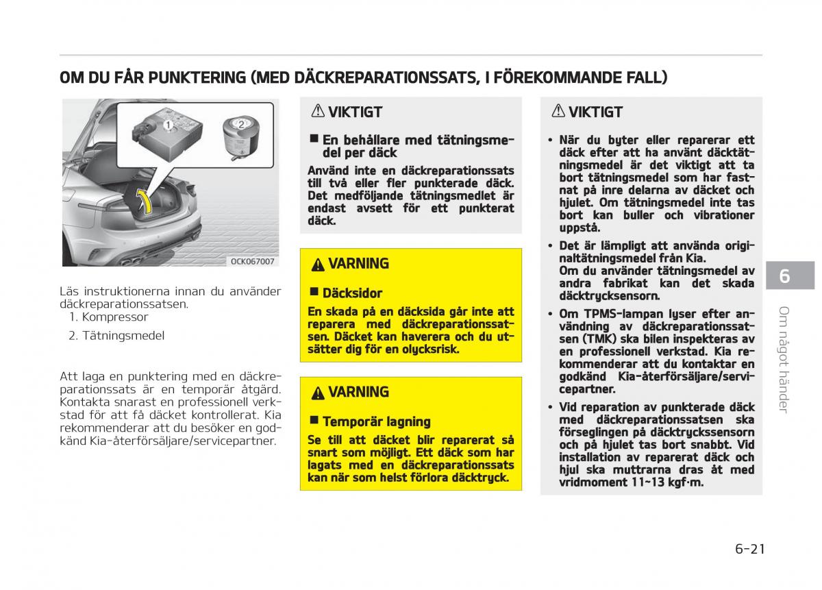 KIA Stinger instruktionsbok / page 391