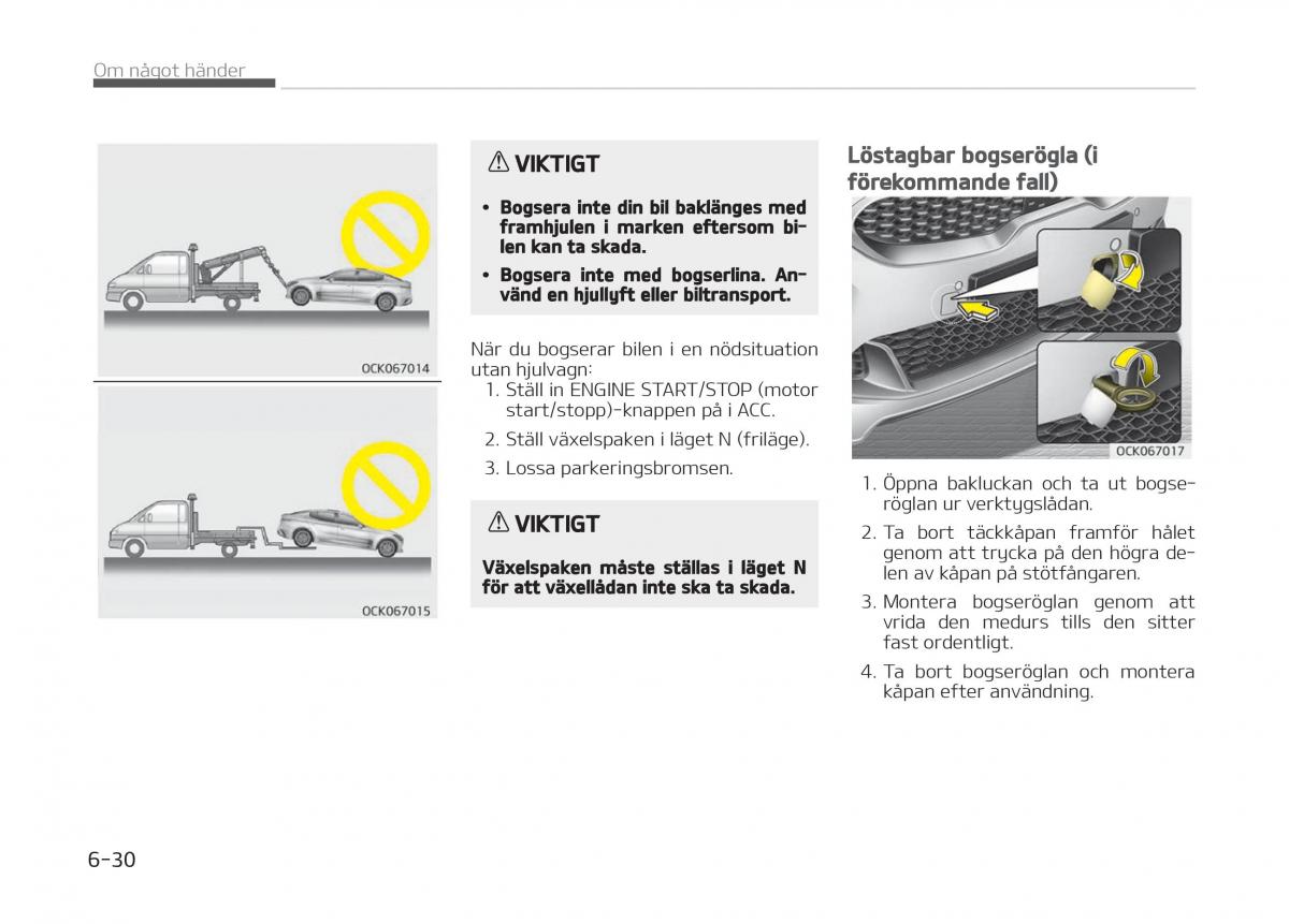 KIA Stinger instruktionsbok / page 400