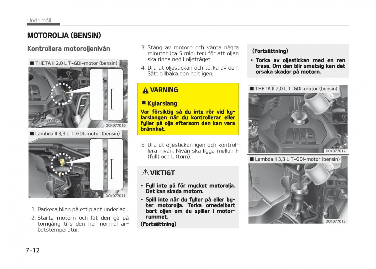 KIA Stinger instruktionsbok / page 416