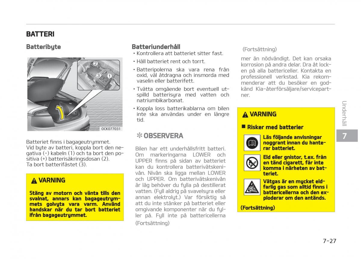 KIA Stinger instruktionsbok / page 431