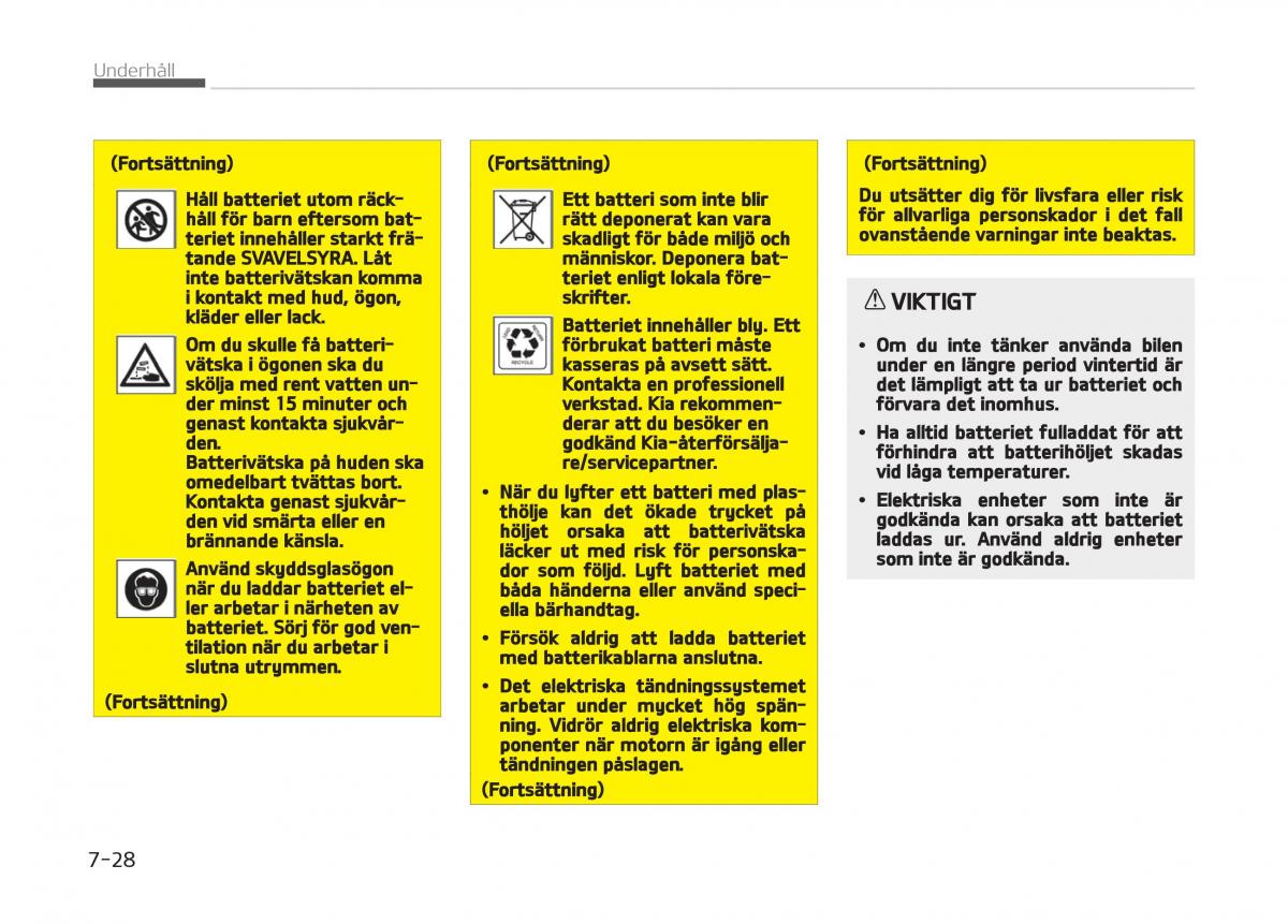 KIA Stinger instruktionsbok / page 432