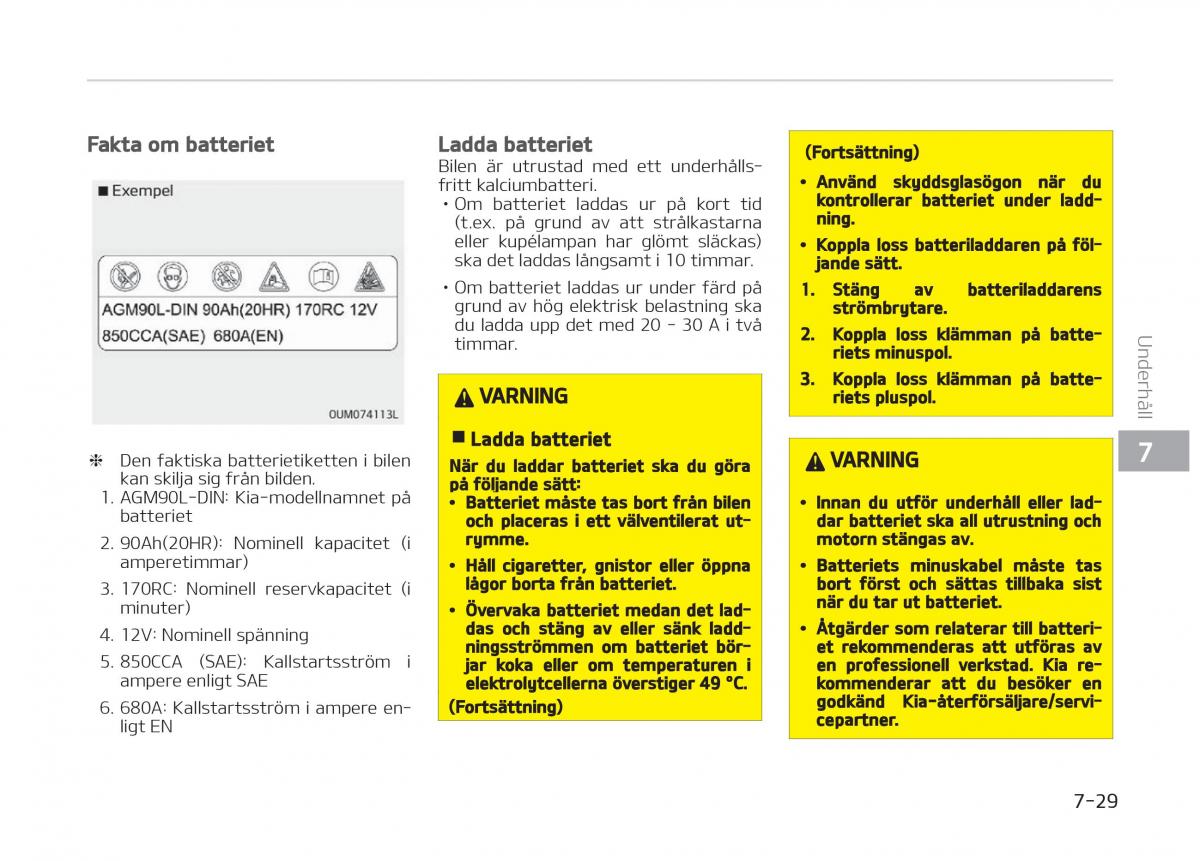 KIA Stinger instruktionsbok / page 433