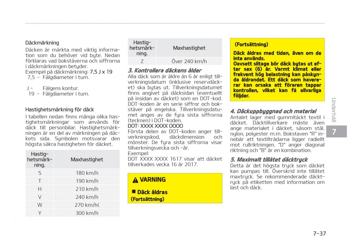 KIA Stinger instruktionsbok / page 441