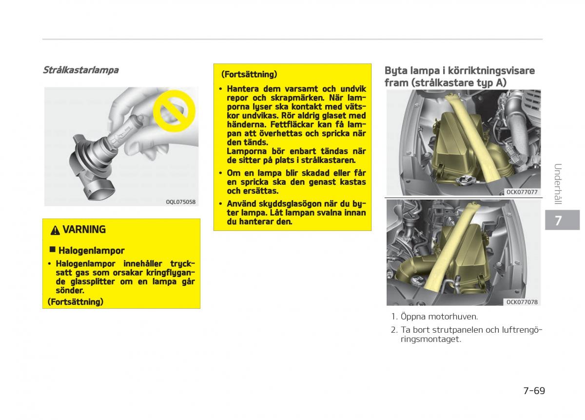 KIA Stinger instruktionsbok / page 473