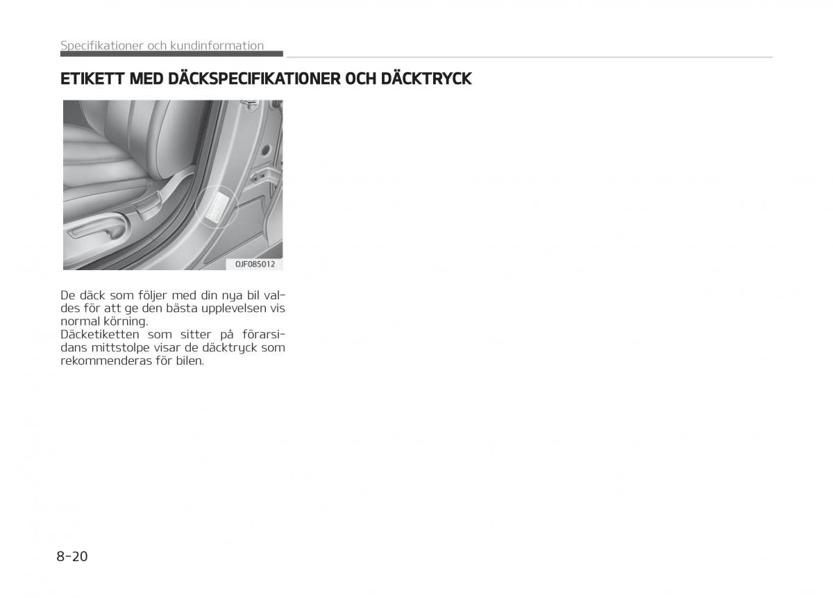 KIA Stinger instruktionsbok / page 516