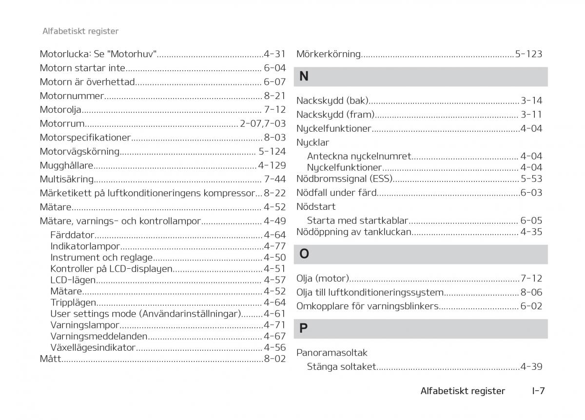 KIA Stinger instruktionsbok / page 527