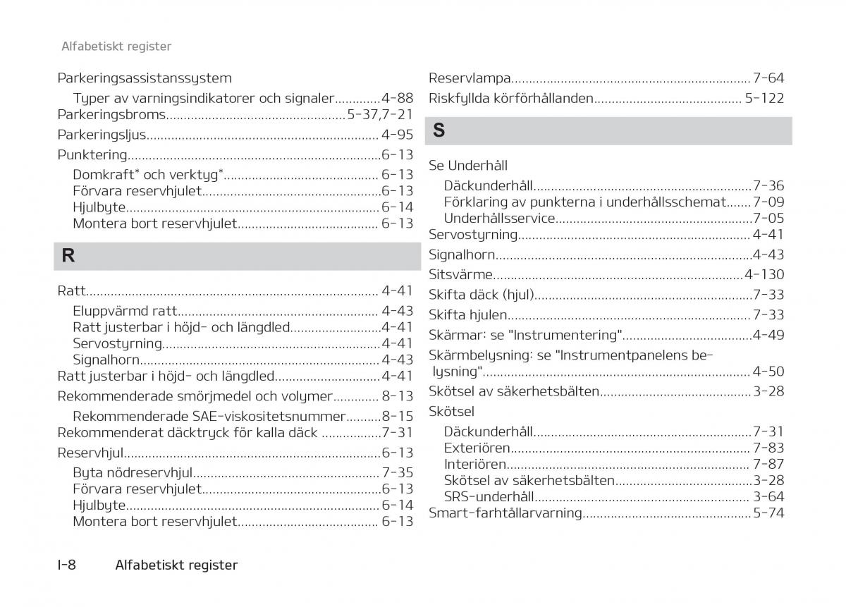 KIA Stinger instruktionsbok / page 528