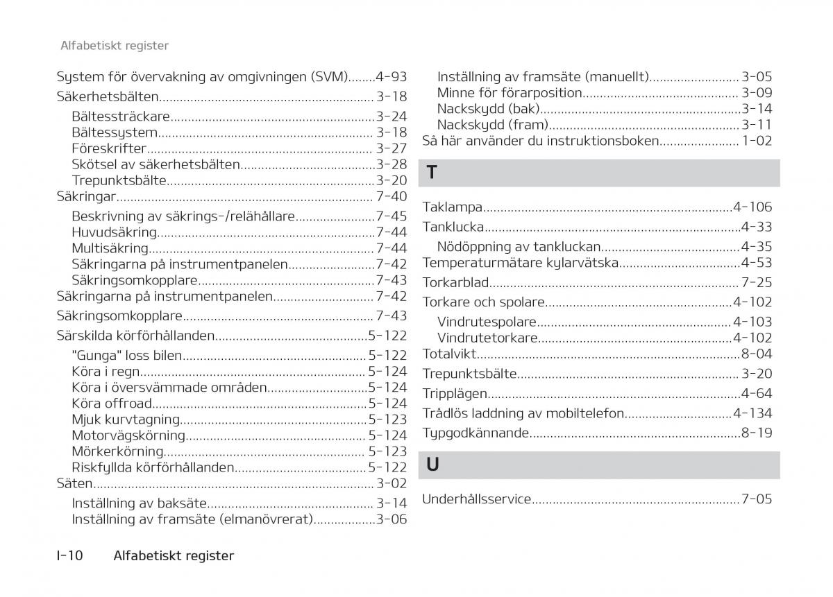 KIA Stinger instruktionsbok / page 530