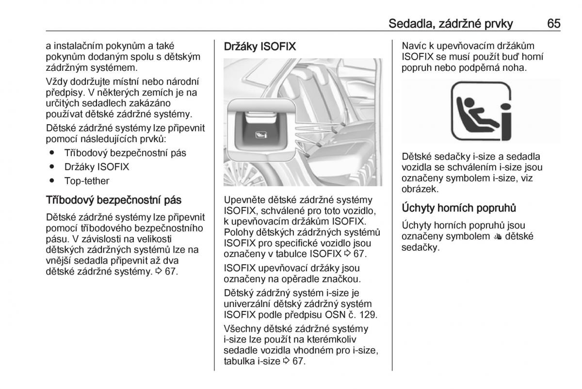 Opel Grandland X navod k obsludze / page 67