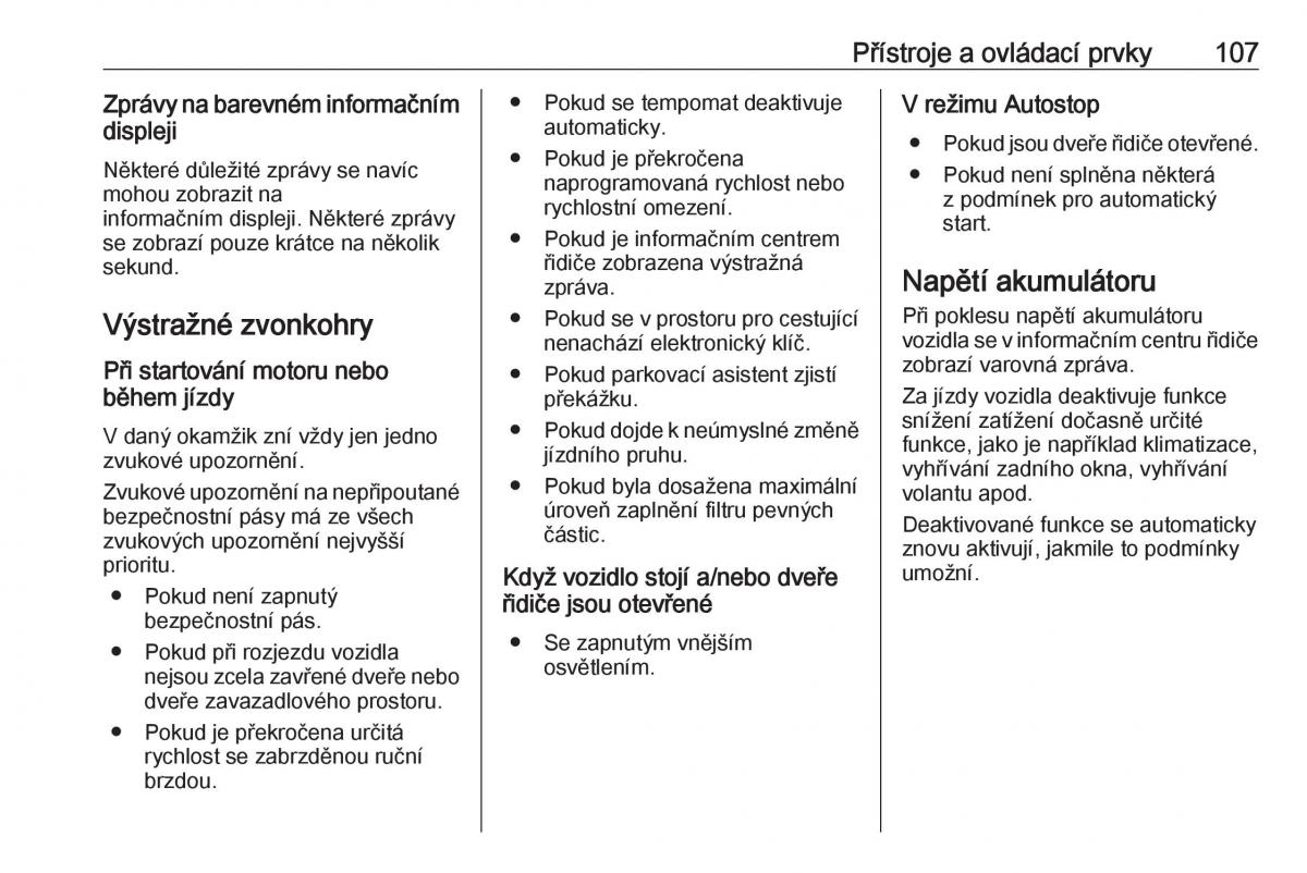 Opel Grandland X navod k obsludze / page 109