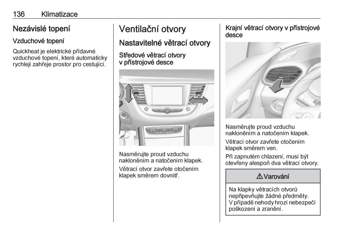 Opel Grandland X navod k obsludze / page 138