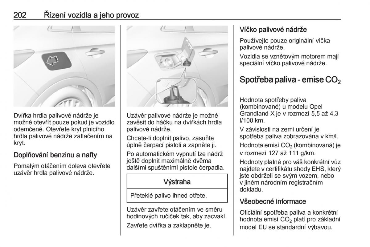 Opel Grandland X navod k obsludze / page 204