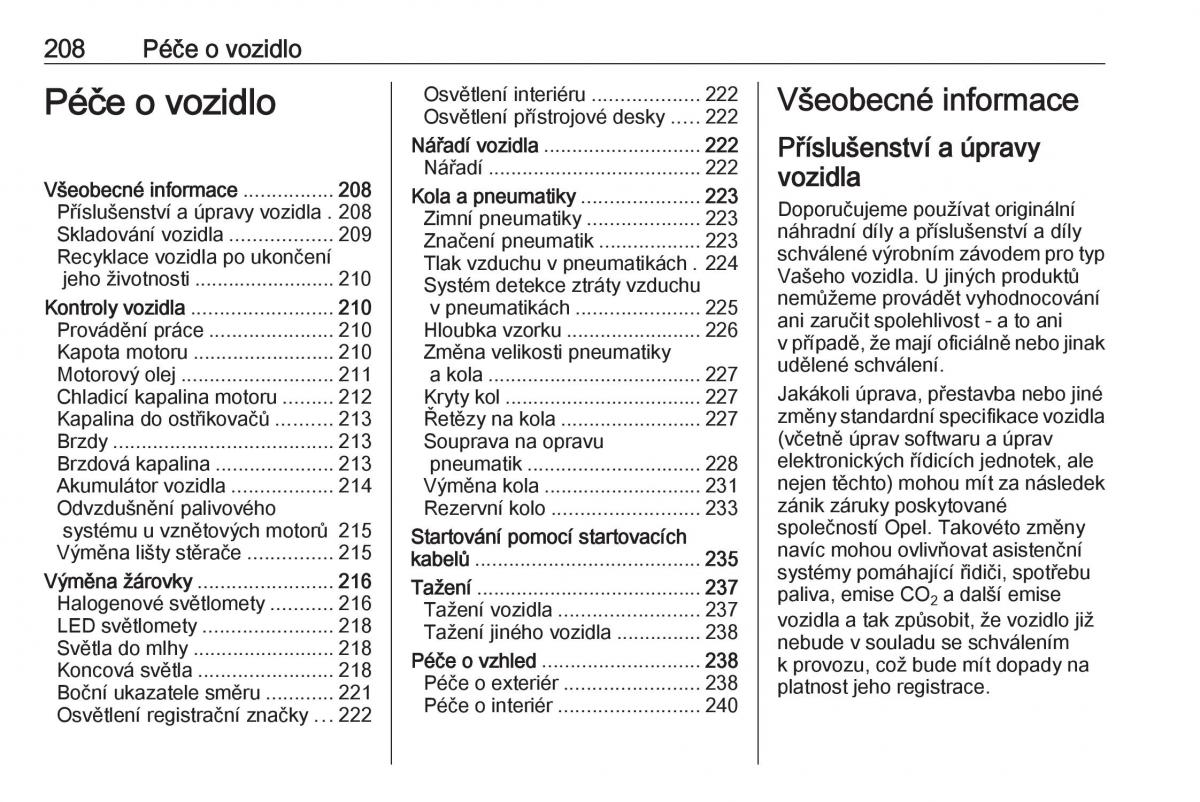 Opel Grandland X navod k obsludze / page 210