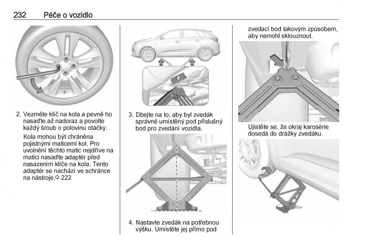 Opel Grandland X navod k obsludze / page 234