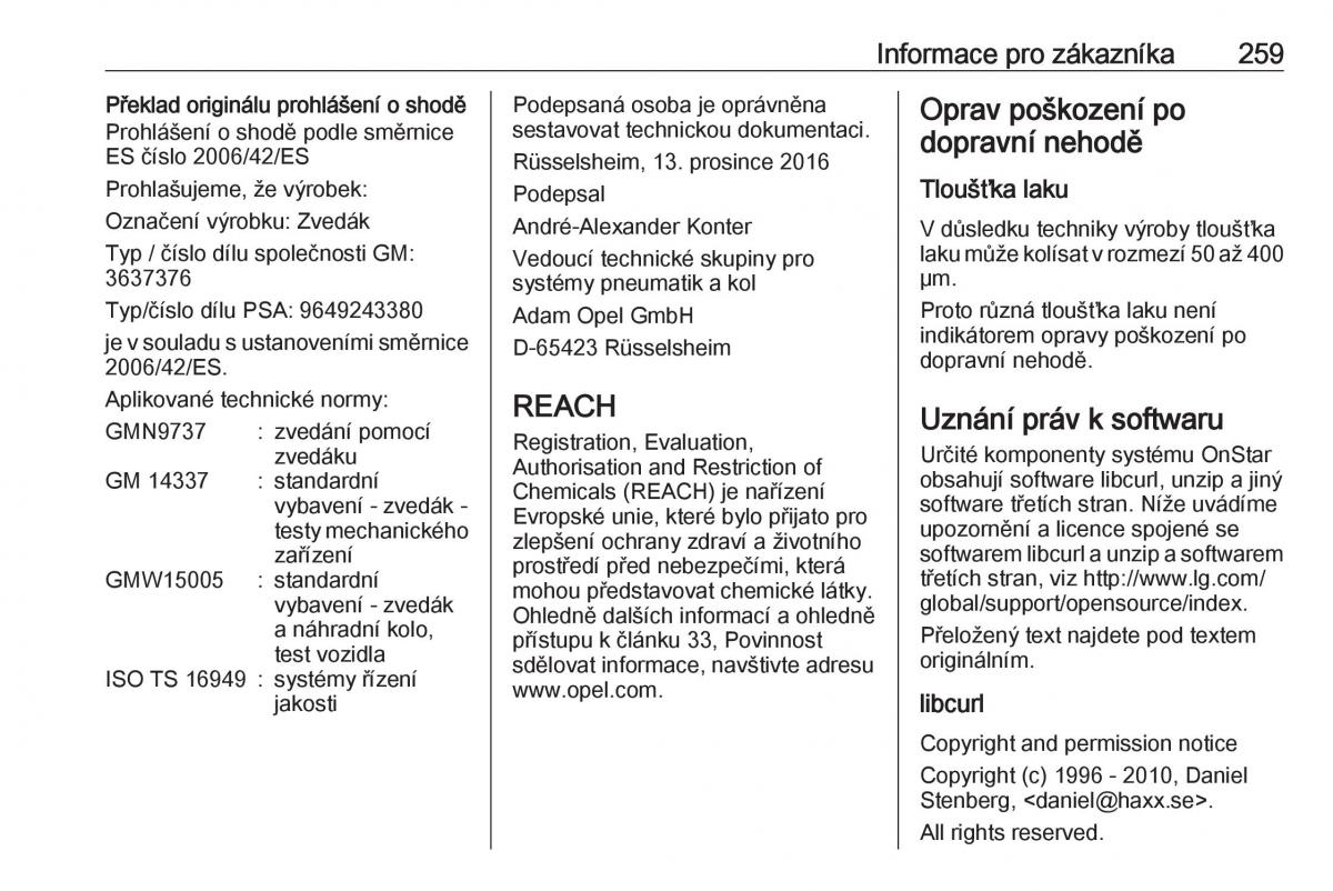 Opel Grandland X navod k obsludze / page 261