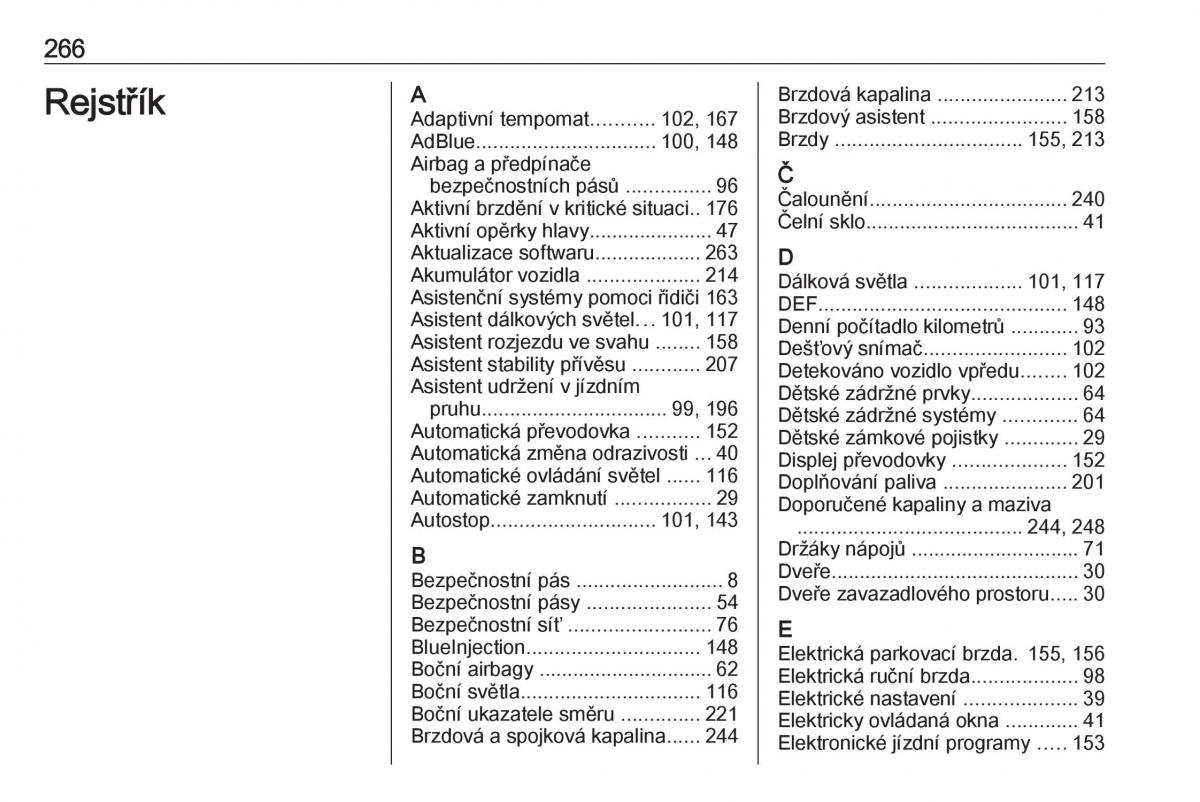 Opel Grandland X navod k obsludze / page 268