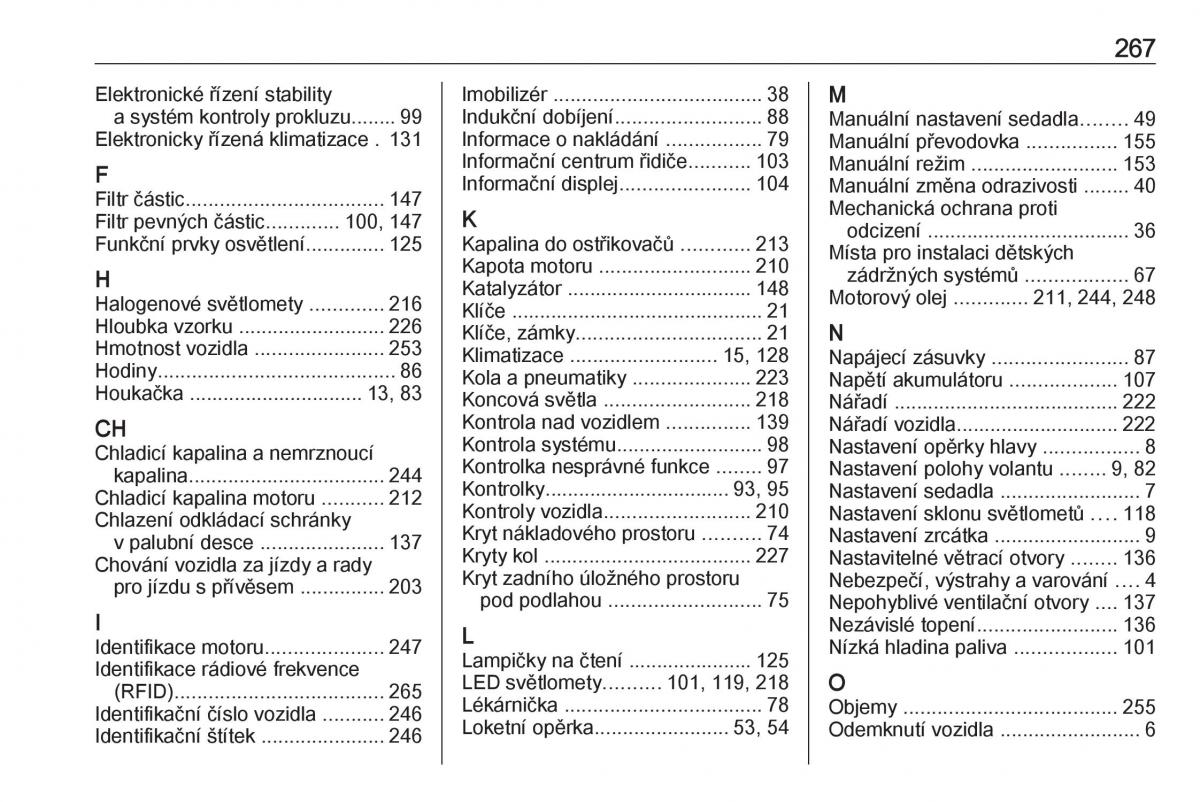 Opel Grandland X navod k obsludze / page 269