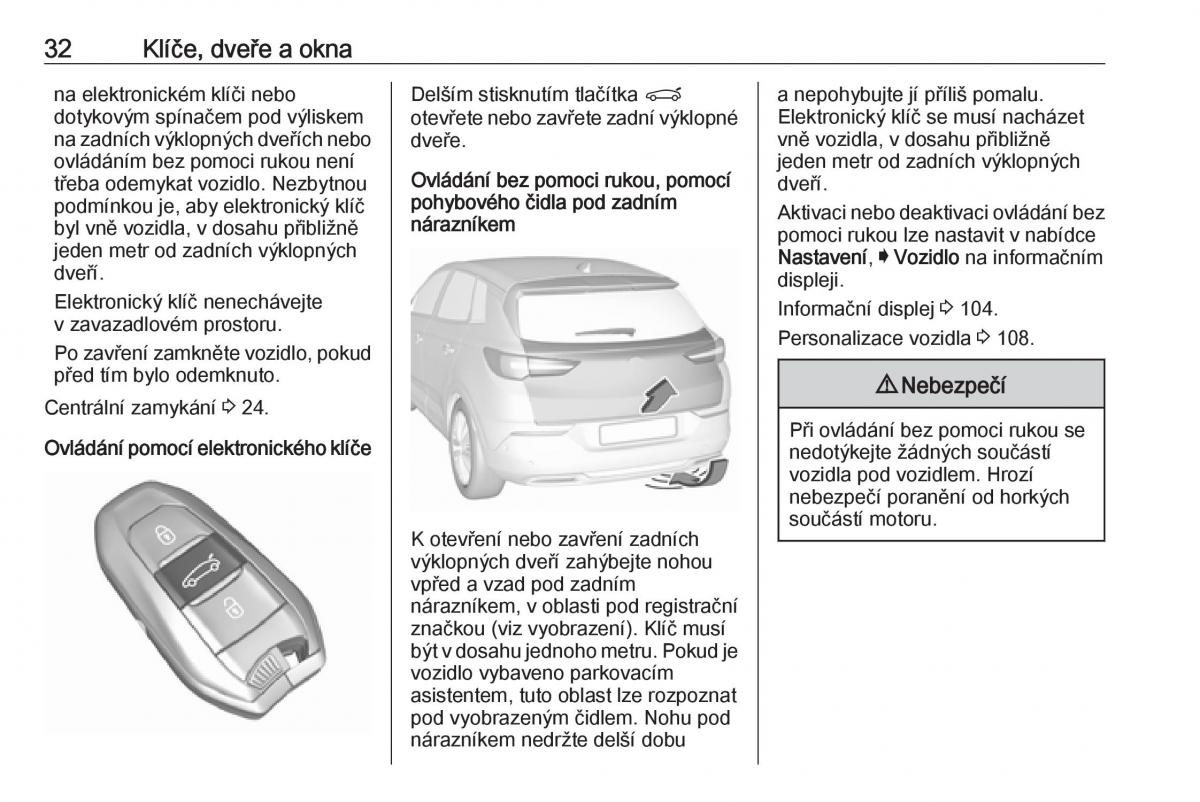 Opel Grandland X navod k obsludze / page 34