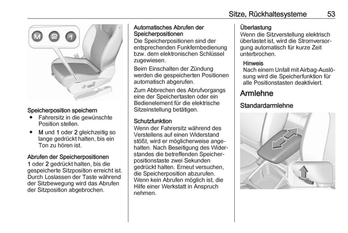 Opel Grandland X Handbuch / page 55