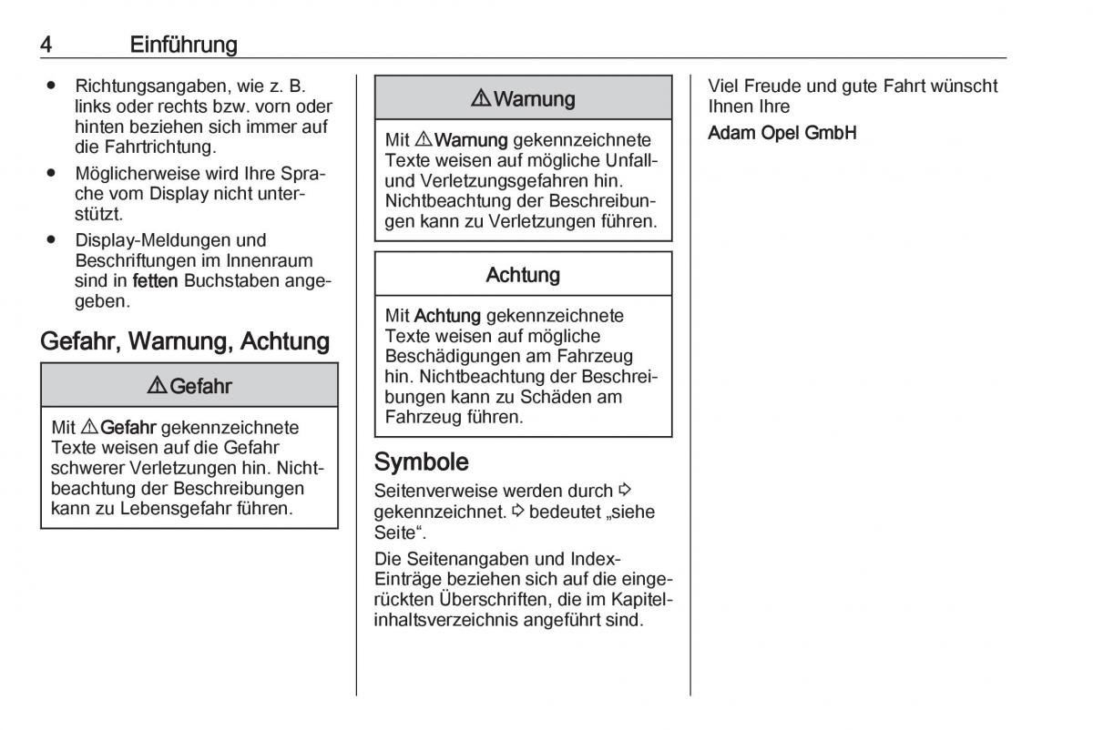 Opel Grandland X Handbuch / page 6