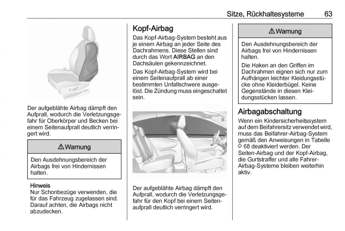 Opel Grandland X Handbuch / page 65