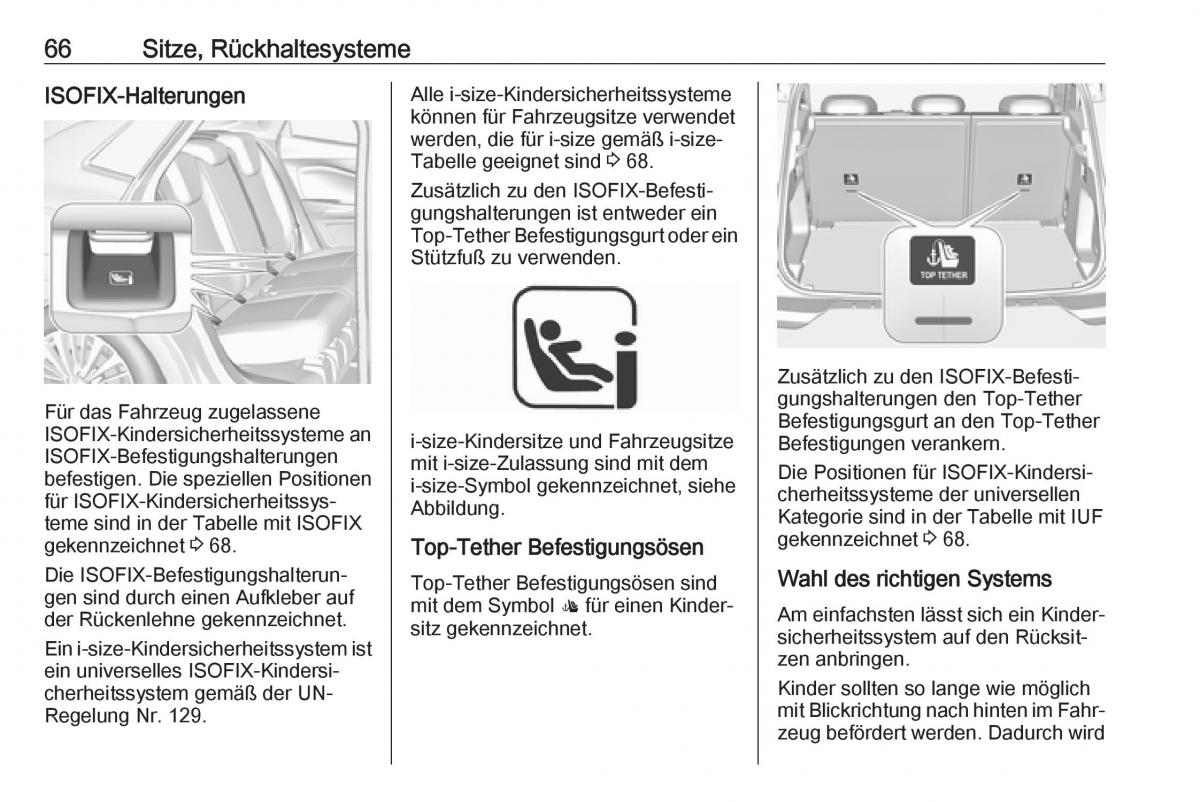 Opel Grandland X Handbuch / page 68