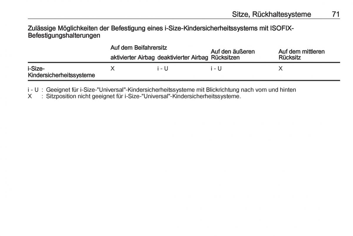 Opel Grandland X Handbuch / page 73