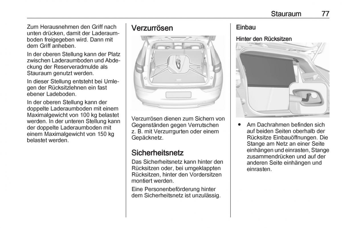 Opel Grandland X Handbuch / page 79