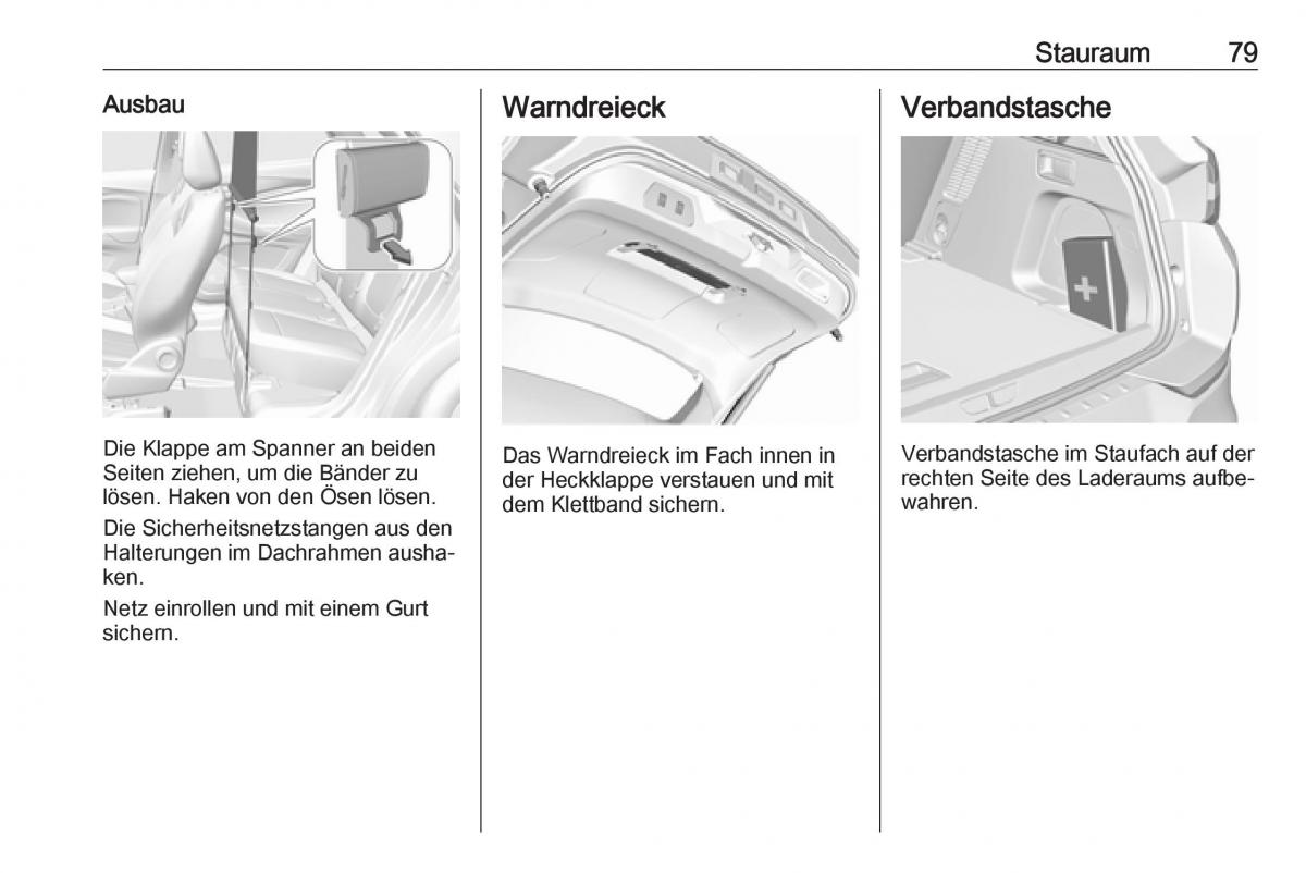 Opel Grandland X Handbuch / page 81