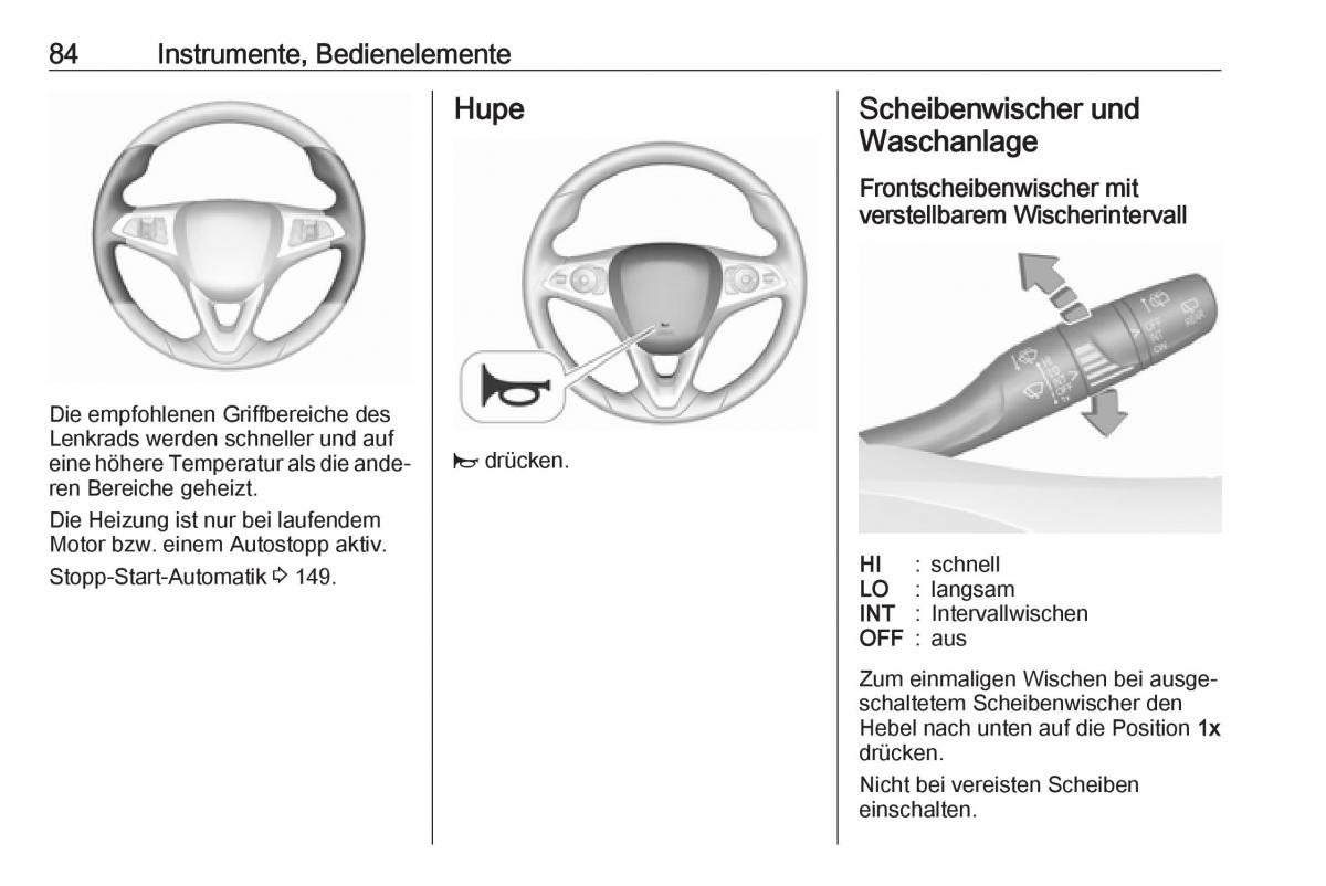 Opel Grandland X Handbuch / page 86